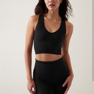 Athleta Aurora seamless crop in black